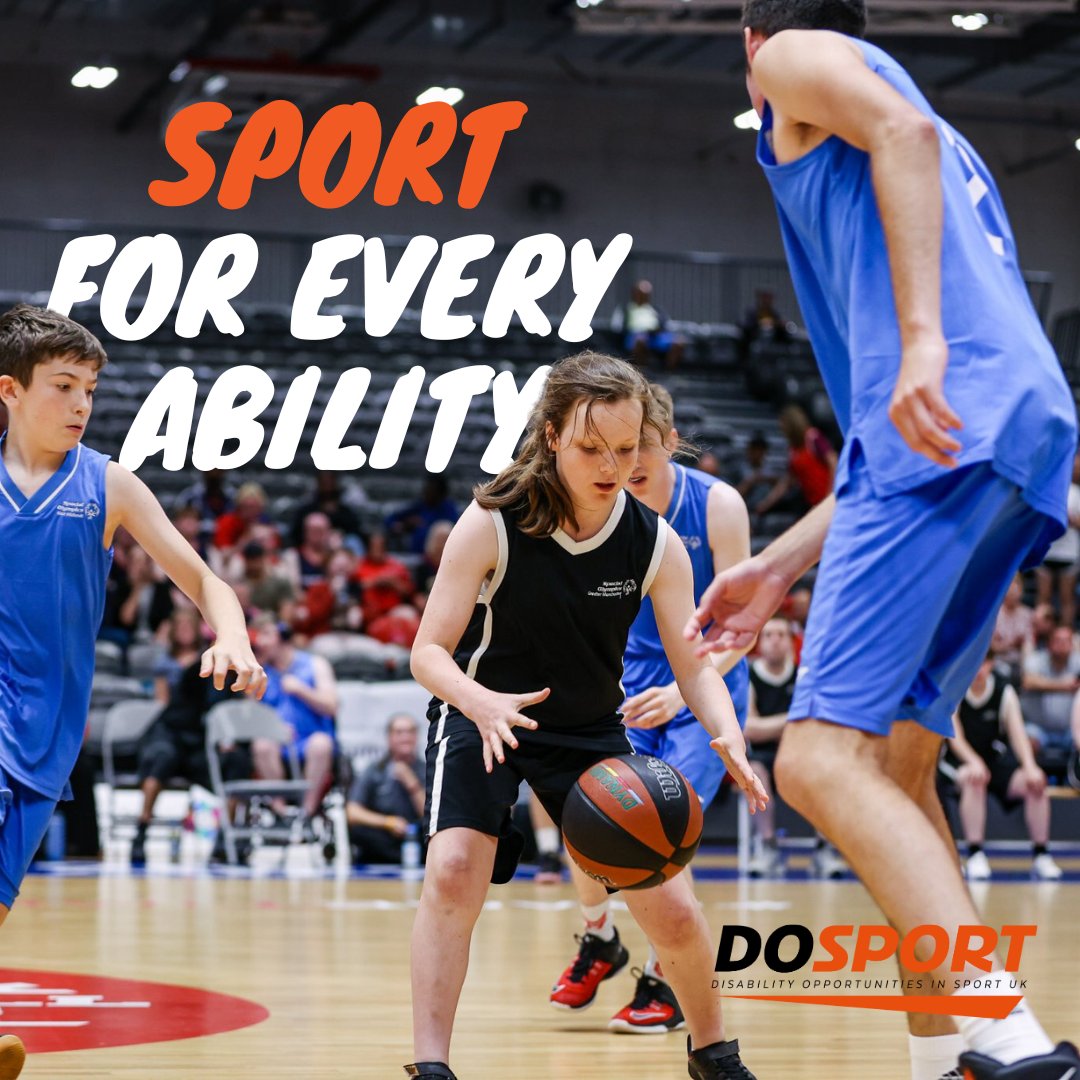 🏀 Opportunities for everyone! 🏀 Since 2017, DoSportUK has been on a mission to make sports and physical activity accessible to everyone. We now offer inclusive basketball sessions aimed at people with an intellectual disability! Find out more! 🔗 bit.ly/dosportuk