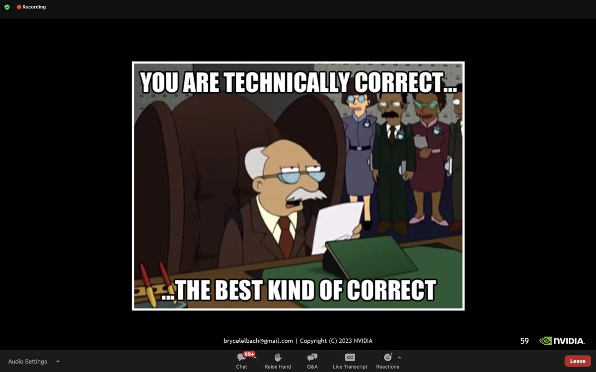 CppIndiaUG's tweet image. Thank you @blelbach for a wonderful view of how as a software engineer one should use AI tools like chatGpt, etc.

Sponsors:
@Intel
@qubecinema
@thinkcell
@TechAtBloomberg

#cppindia #cppindiacon2023