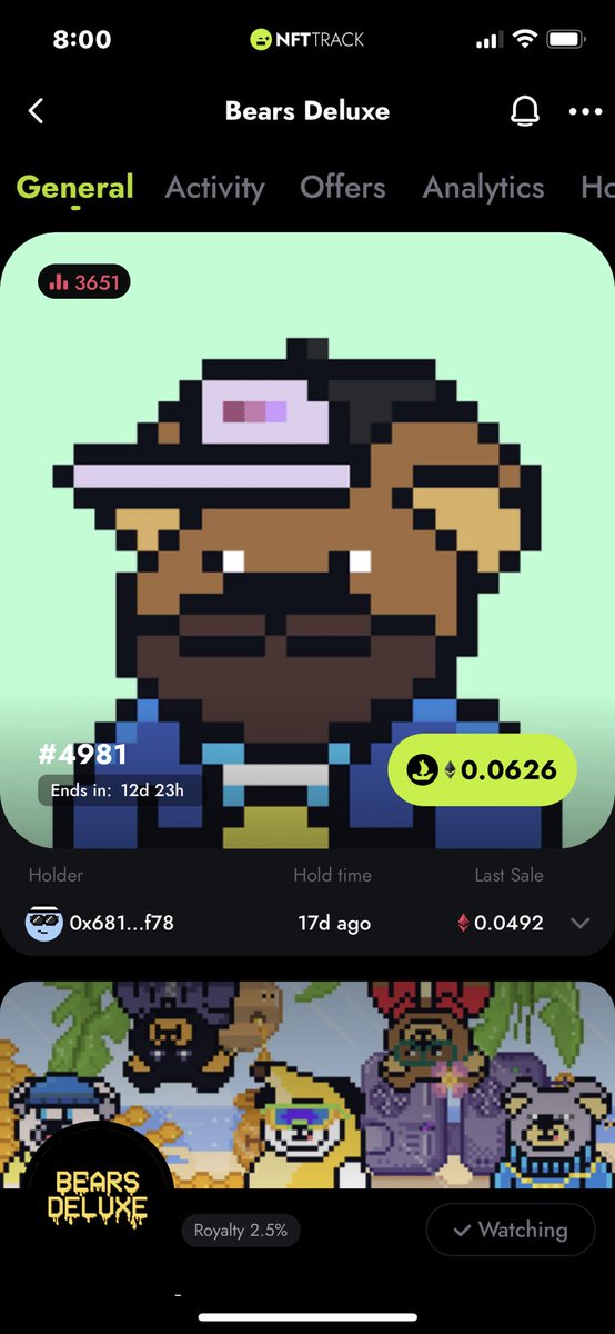 therealTomNook 🌎☮️ (@_cryptotomnook) on Twitter photo Gm y’all ☕️
How was everyone’s day yesterday? I know we finna make today #deluxe AF.
Keep fading <a href="/bears_deluxe/">Bears Deluxe</a>…
Tom nook shall show the NFT space that bears are forever. I may have to cop this guy today!
#BearsFollowBears #Deluxe for life 💙🫡 Gm y’all ☕️
How was everyone’s day yesterday? I know we finna make today #deluxe AF.
Keep fading <a href="/bears_deluxe/">Bears Deluxe</a>…
Tom nook shall show the NFT space that bears are forever. I may have to cop this guy today!
#BearsFollowBears #Deluxe for life 💙🫡
