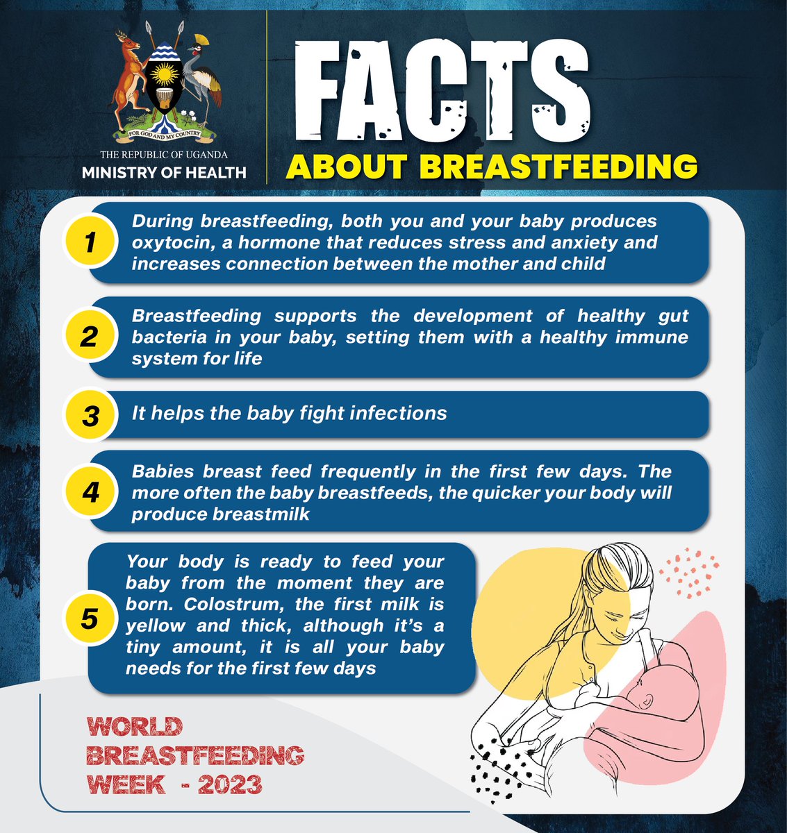 Facts about Breastfeeding #WorldBreastfeedingWeek2023