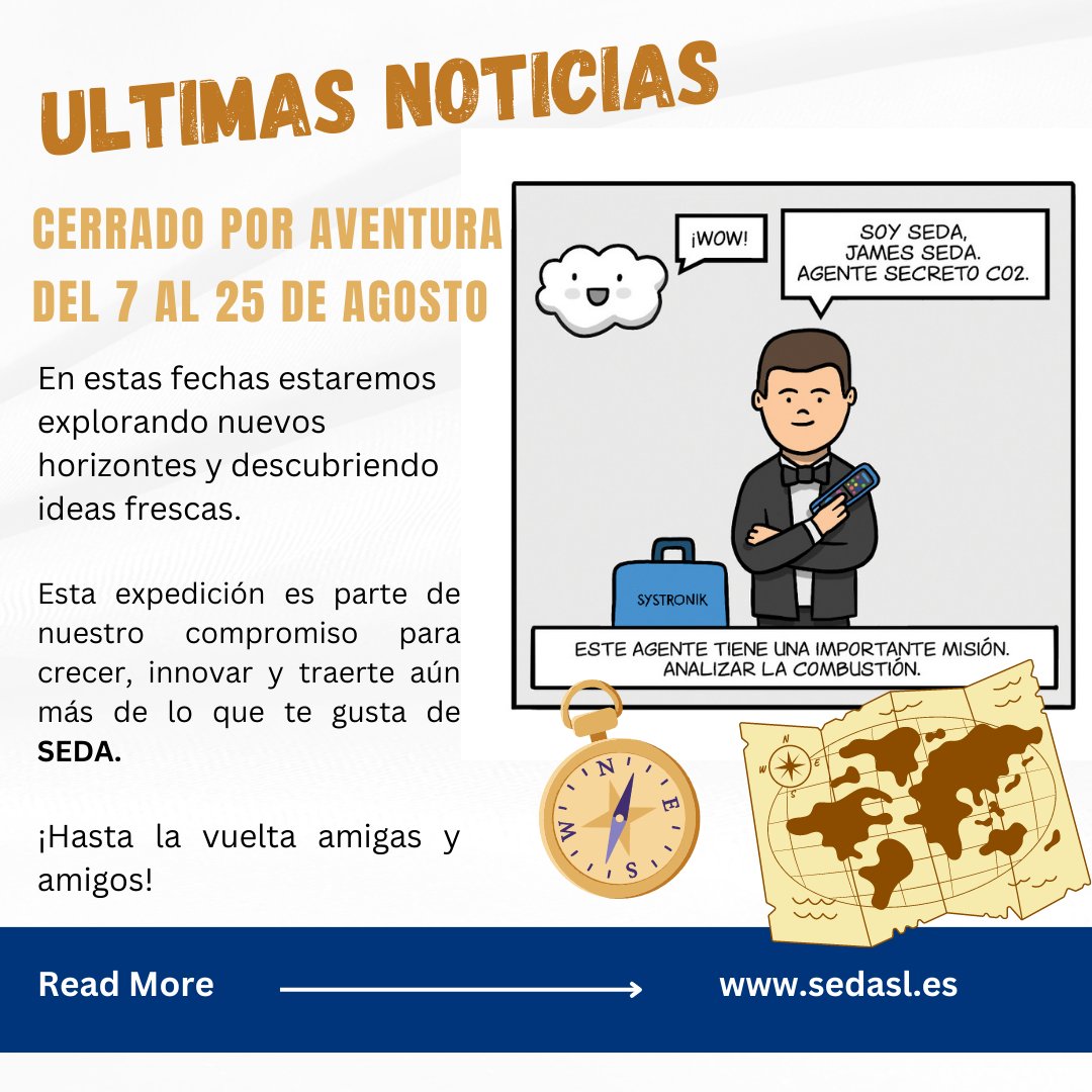 ¡ÚLTIMAS NOTICIAS: James Seda en Paradero Desconocido! 🌍🔍 

Amigos y clientes, nuestro intrépido explorador ha partido en una misión llena de aventuras y está en paradero desconocido. Según los últimos informes, no regresará hasta el 28 de agosto, nos sumamos a su aventura!!