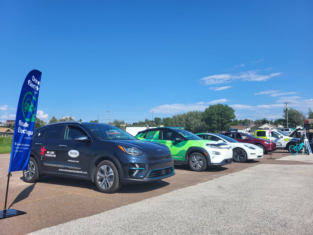 DrvElectricAtl's tweet photo. What a great week in Newfoundland! 🥳 We saw about 800 people at the #EverythingEV events with @takeCHARGENL and @DriveElectricNL!
See you again next year. #DriveElectricAtlantic https://t.co/oPSWCmJr2e