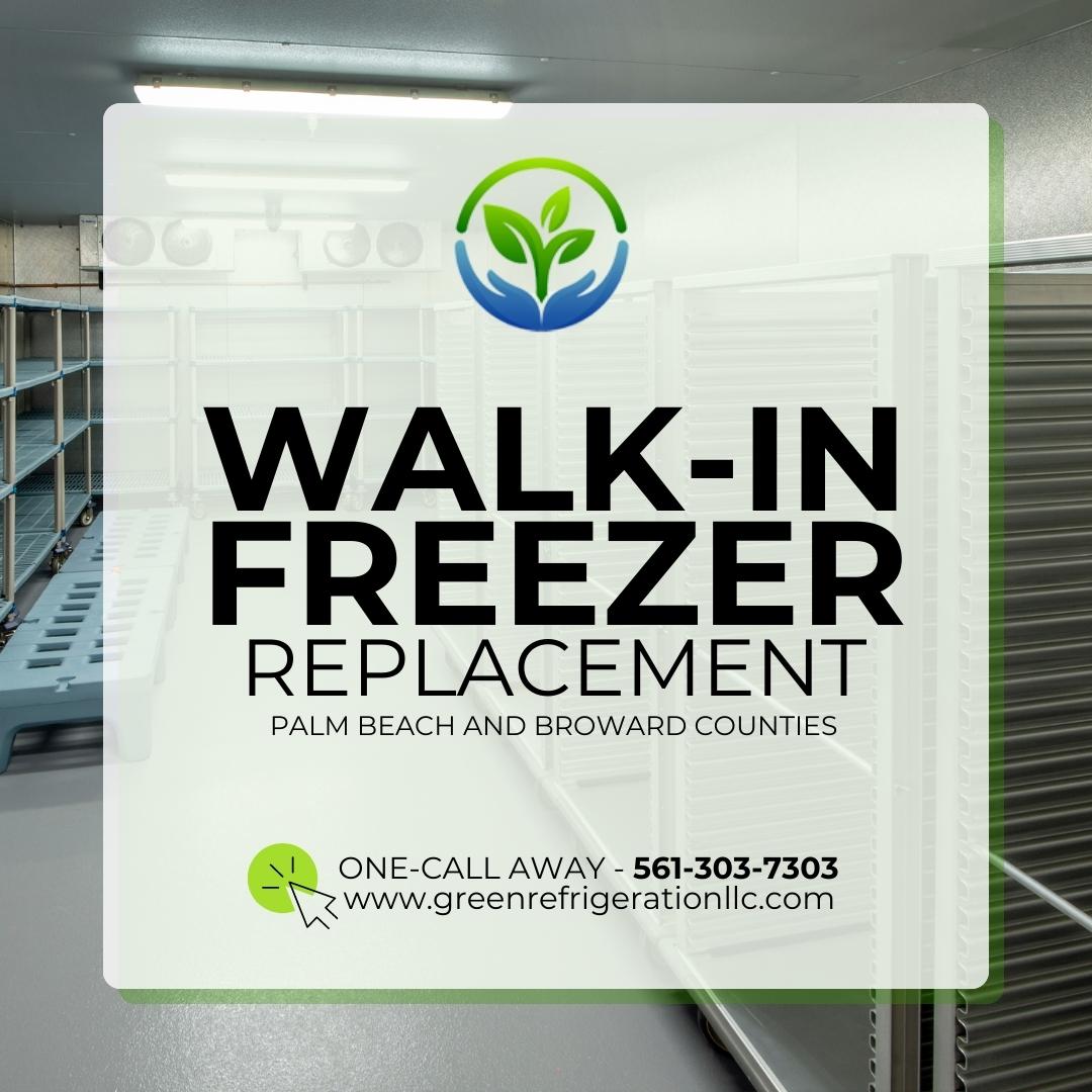 AdvGreenRef's tweet image. Need a #walkinfreezer replacement in Palm Beach or Broward Counties? Turn to Green Refrigeration LLC. We make #freezer swaps quick and easy. Our quick and efficient service ensures your #commercialfreezers never hinder your operations.

✅ greenrefrigerationllc.com/service/walk-i…