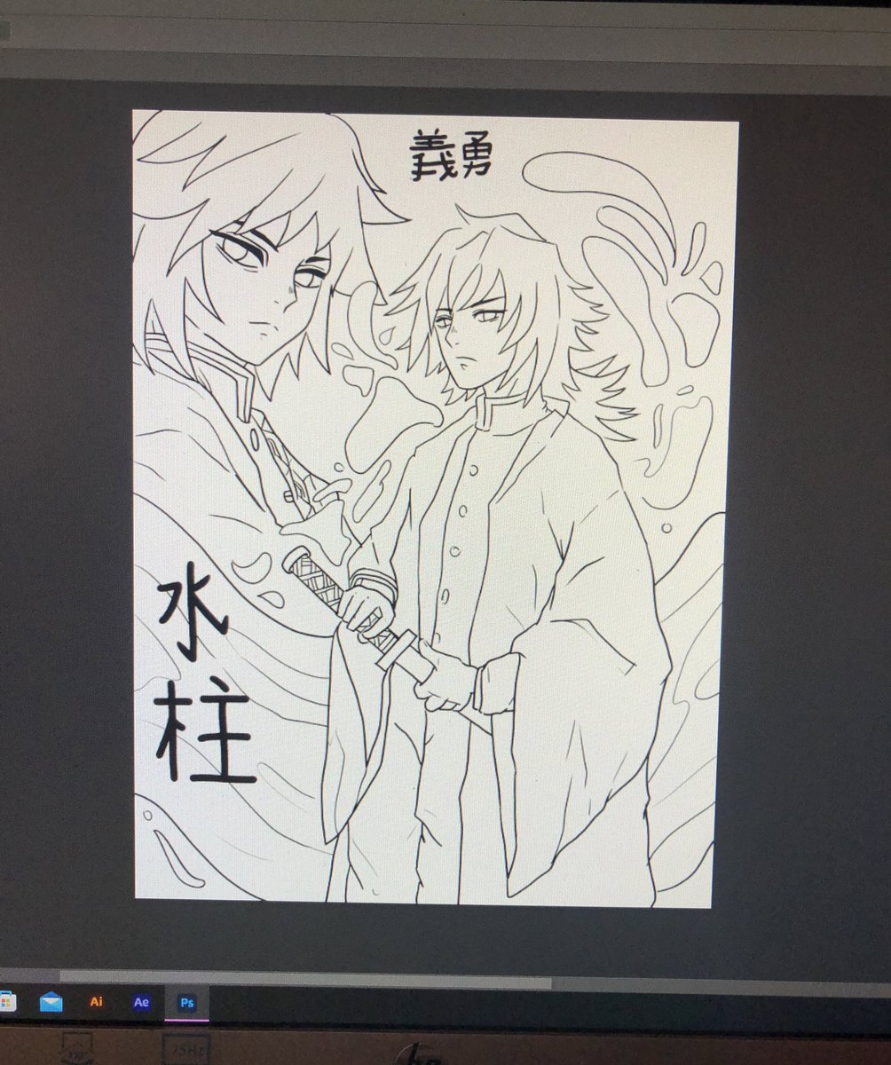 deyancenaaa's tweet photo. My favorite in #demonslayer  💖 #giyutomioka wip https://t.co/8YOSRPWxXf