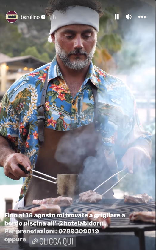 GermanaKlara's tweet photo. Le cose serie, importanti e belle
Si griglia fino al 16 agosto nello splendido scenario dell'  Abi d'Oru Resort 🔥👏
E dal 18 il programma su Food Network 🎉
#baru #Barulino
#Bracibeachedition https://t.co/kjS8vCXRYk