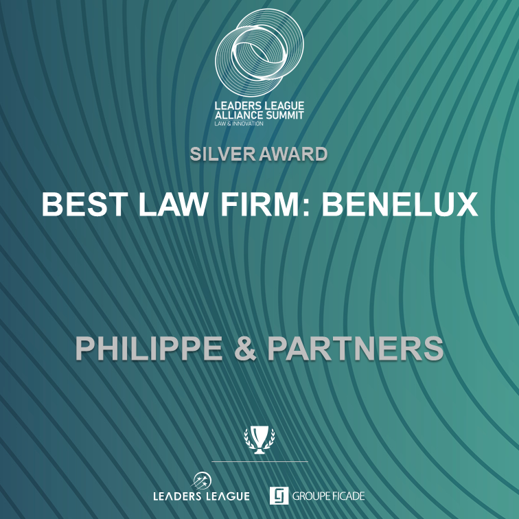 Philippe &amp; Partners was granted the Silver trophy for the best law firm Benelux by the prestigious « Leaders League Alliance Summit: Law &amp; Innovation» !