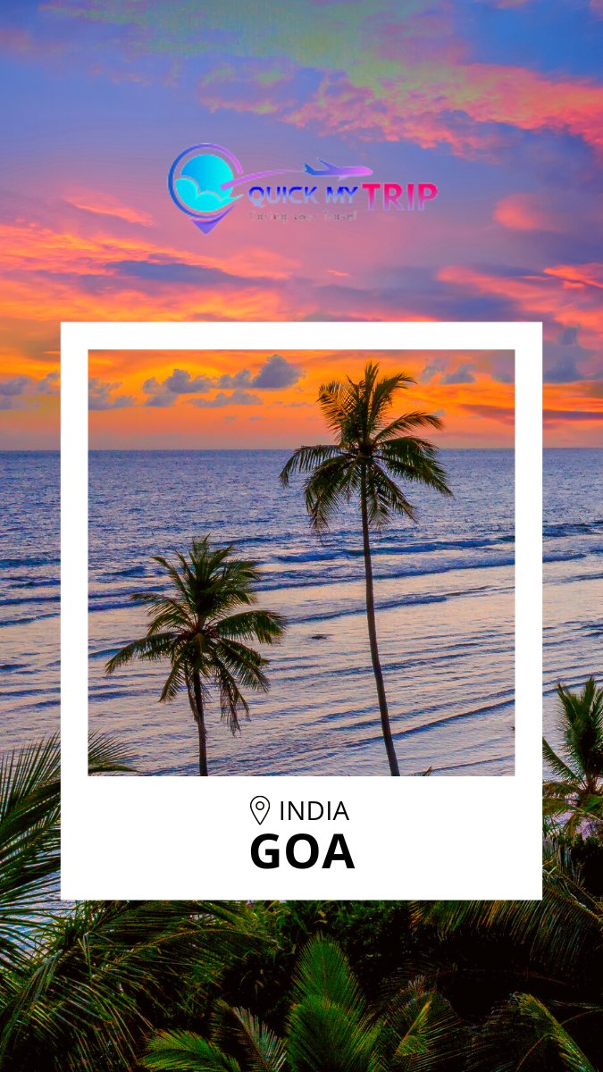 quickmytrip1's tweet photo. Unveiling The Magic Of Goa - Grab Tour Packages Starting At Rs. 4559!

Imagine yourself relaxing on a golden sandy beach, surrounded by swaying palm trees, 
https://t.co/fEaOPX6IsL

.
.
Call Us : +91 99996 50391
Send your enquiry : info@quickmytrip.co.in
#destination #holiday https://t.co/KTQX876gvW
