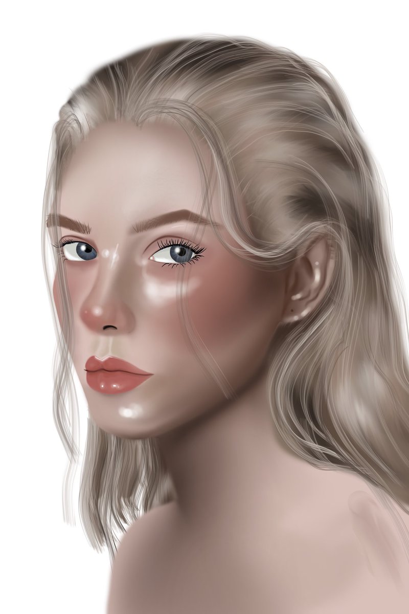 zugi_art's tweet photo. Hi, this is first drawing which I want to show you guys. 

Also this is my favorite face drawing. 

What do You think? 

#art #digitalart #Procreate #face https://t.co/EPyDhVCOmu