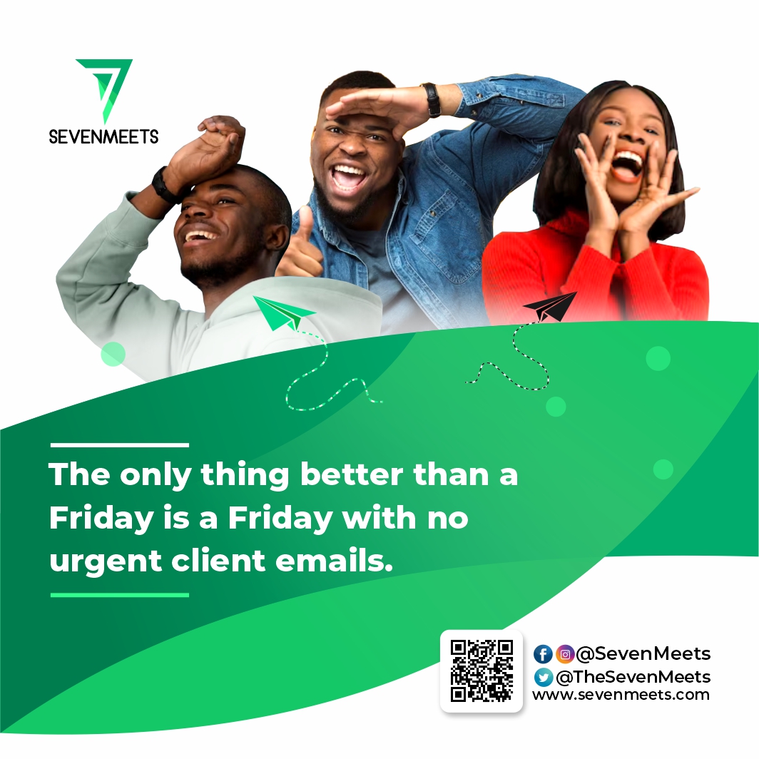 TheSevenmeets's tweet photo. TGIF 🎉🎉

Here's to an incredible weekend! 🥂

Let's celebrate our accomplishments, big and small, and bask in the glory of a successful week.
.
.
#freelance #tgif #skills #noworkmood #sevenmeets #freelancers https://t.co/nSTdXlOygR