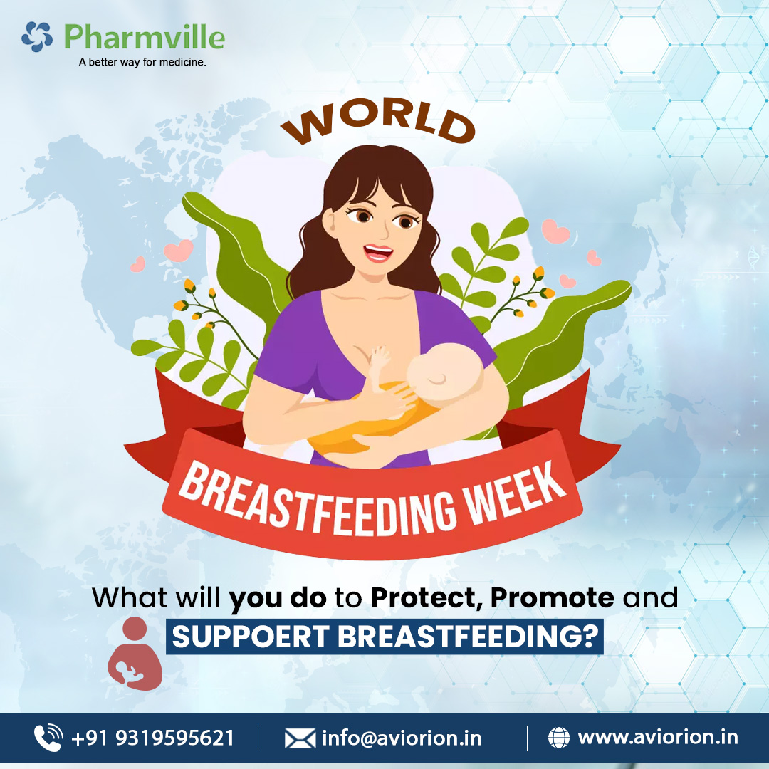 'Breastfeeding is a mother’s gift to herself, her baby and the earth.' — Pamela K. Wiggins.
'World Breastfeeding Week (1 to 7 August)'
#aviorion #aviorionpvtltd #pharmville #worldbreastfeedingweek #breastfeeding #momlife #breastmilk #motherhood #expectingmom #nursingmom