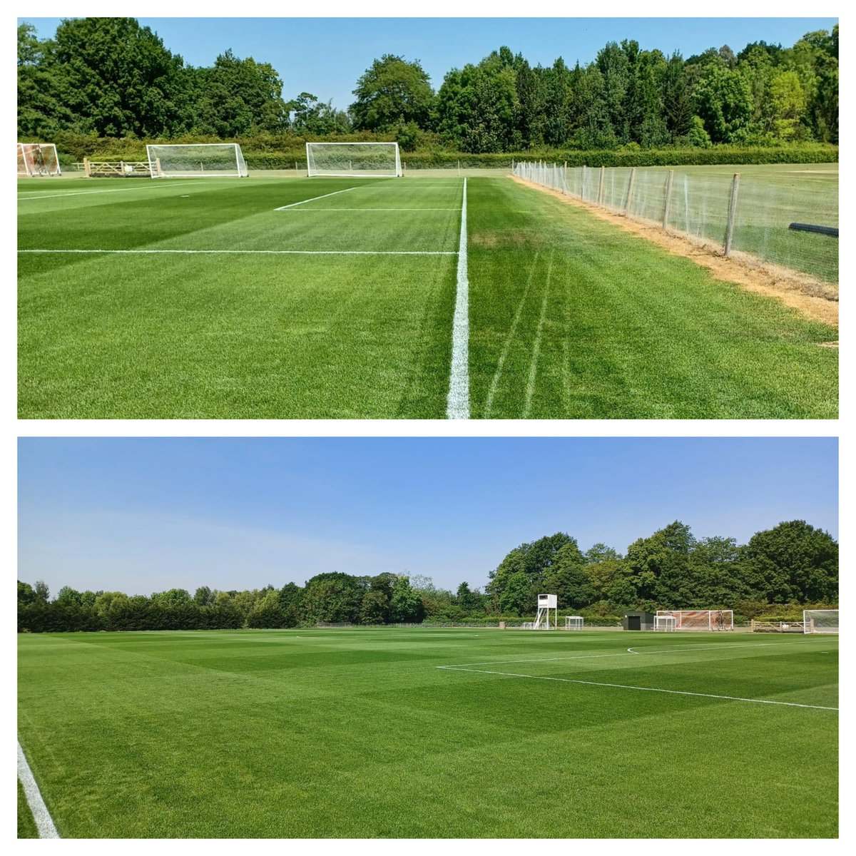 We were recently at the @Boro training ground to mark out their pitches, giving them a fresh look for the season ahead! Whilst we were in the area, we also ran a demonstration for a local business to show them how our #GPSRobots operate. T: 0800 138 7222 #TinyMobileRobotsUK