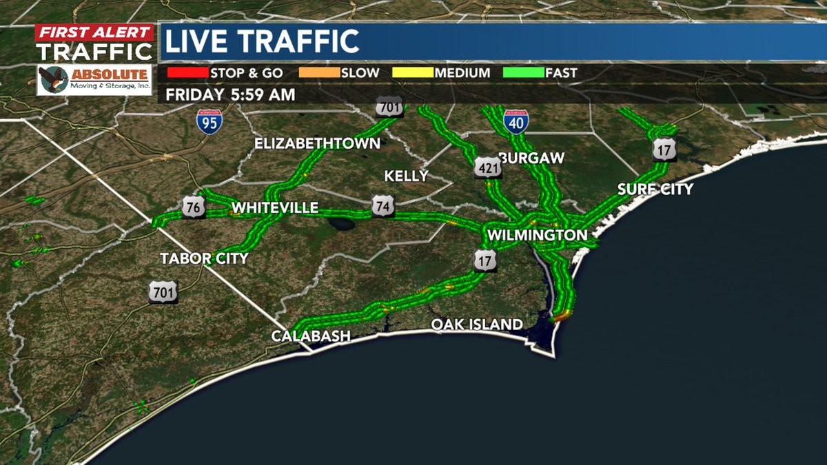 Good morning! As you prepare to head out the door, here's a look at road travel around the region. Stay safe and buckle up!