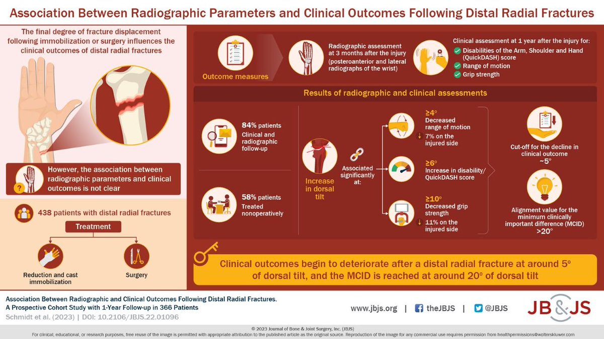 jbjs's tweet photo. Association Between Radiographic and Clinical Outcomes Following Distal Radial Fractures

https://t.co/ykx1XoOIZj https://t.co/xYw1yLXeSU