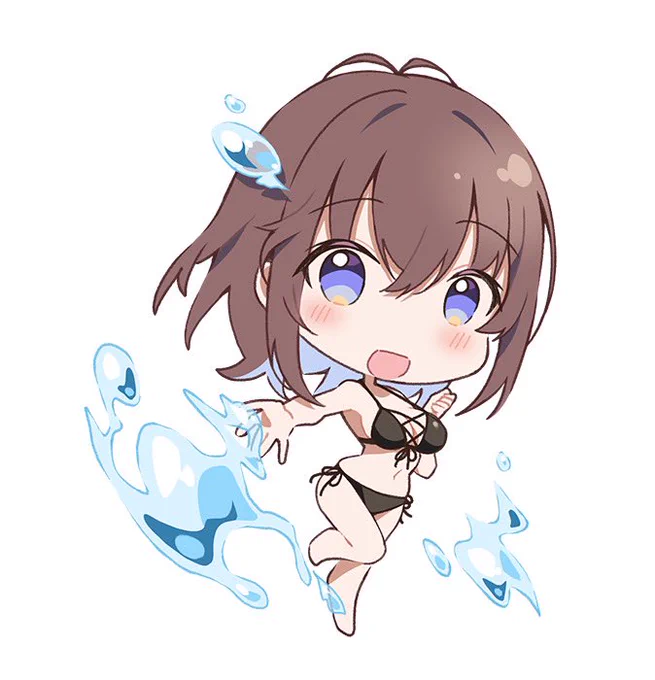 黒紐ビキニはわわちゃんSD