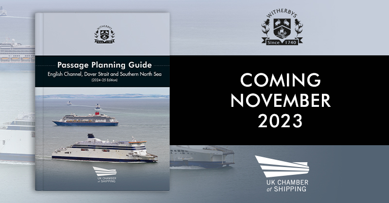 We are excited to reveal the new cover of the upcoming 'Passage Planning Guide: English Channel, Dover Strait and Southern North Sea'. Congratulations to Gary Davies from Maritime Photographic won the <a href="/ukshipping/">UK Chamber of Shipping</a> photo competition held in June.
