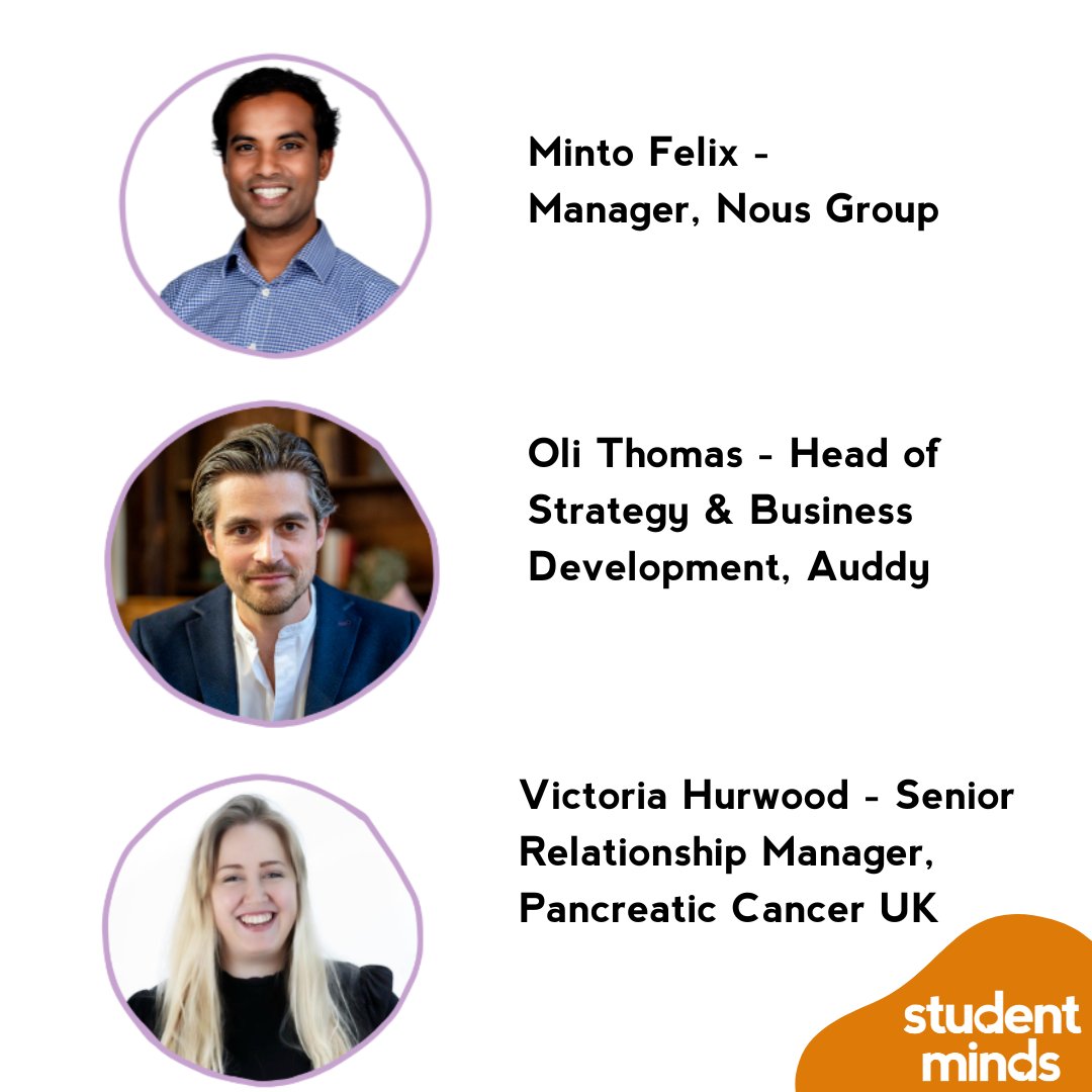 StudentMindsOrg's tweet photo. We're thrilled to announce the new members of our trustee board! The board comprises a diverse range of experts we're so excited to work with. Together, we'll work to ensure that no student is held back by their mental health. π
Read more πhttps://t.co/SYDHy3r1Ss https://t.co/l7NvI7Vk4m