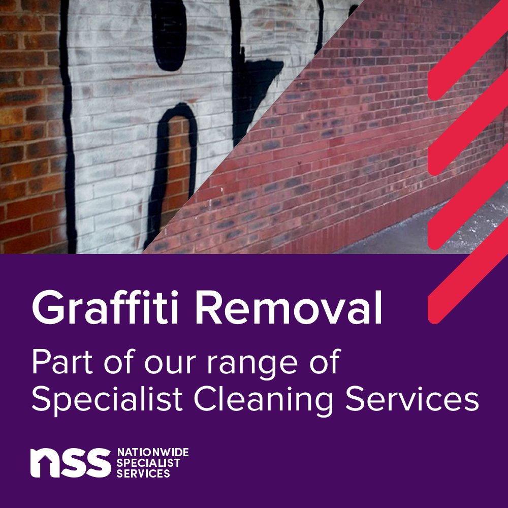 Graffiti can be an eyesore and damaging to your brand if it isn't dealt with quickly. If you have graffiti on your premises, get in touch. Our specialist cleaning team can remove the graffiti and get your walls back to their best in no time bit.ly/3WEmyZ7