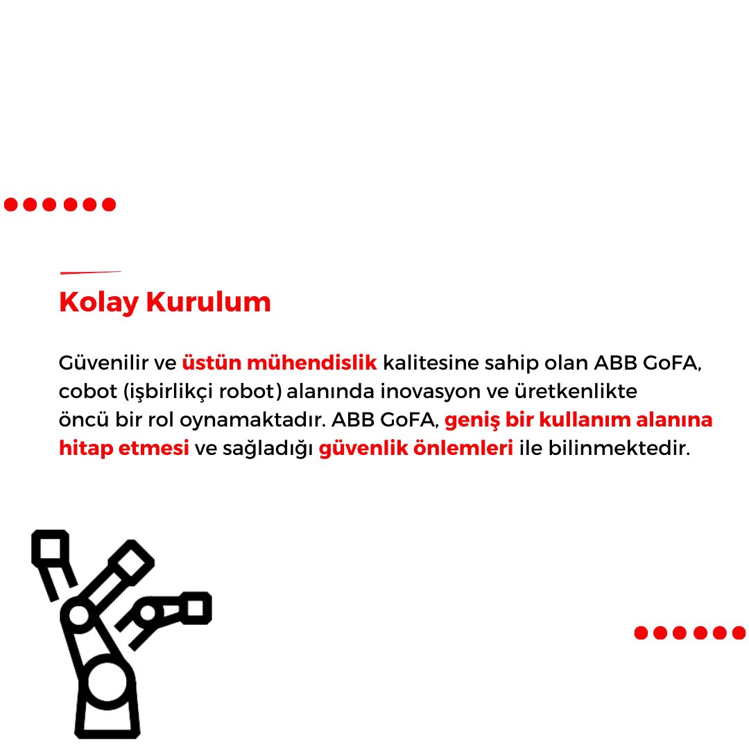 HaliciGroup's tweet photo. HALICI Group, mühendislik alanında güvenilir bir firma olarak ABB GoFA ile işbirliği yapmaktan gurur duyuyor.

#HALICI #halıcıgroup #ABB #GoFa #Abbrobotics #abbrobot #otomasyon #roboticsprocessautomation #digitalization https://t.co/doXHJgxgJo