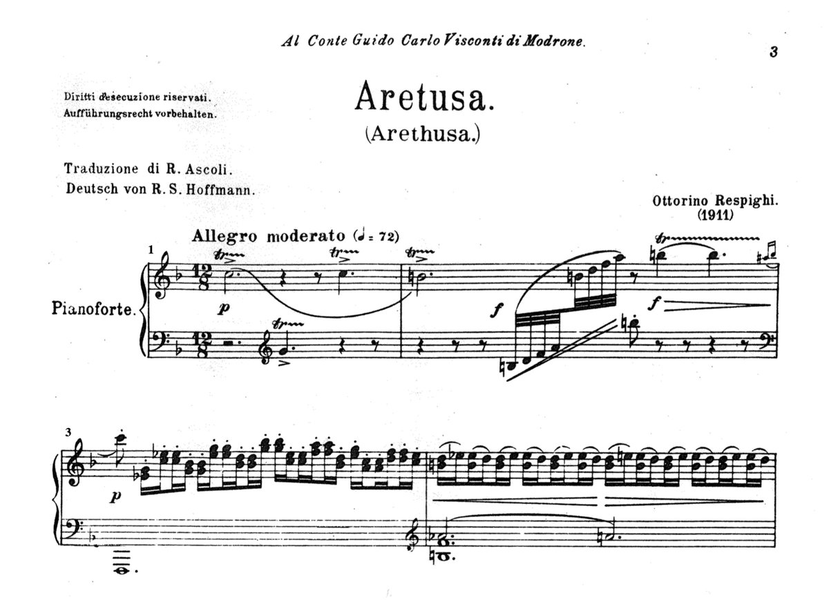 strengthened by the attention that Respighi paid him about a century later, setting his poem #Arethusa to music, translated by Roberto Ascoli, and which I had the joy of singing and recording in my #Monologues .
2/