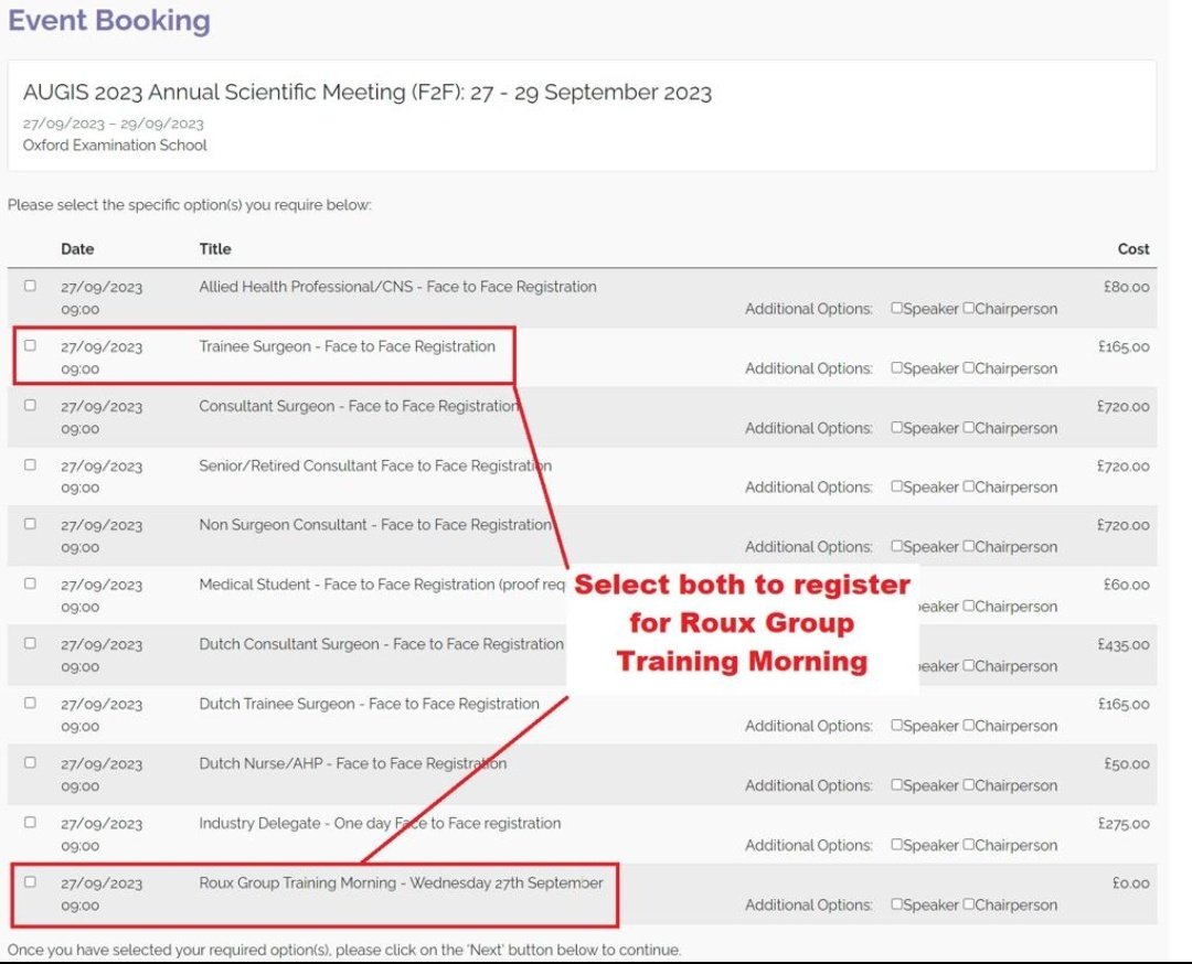⭐  ROUX TRAINING MORNING ⭐
AT THE AUGIS 2023 ANNUAL SCIENTIFIC MEETING

We have a fantastic training morning lined up at <a href="/Augishealth/">AUGIS</a> this year with Laparoscopic UGI/HPB Training on Wednesday 27th September 2023...registration details below! ⤵️