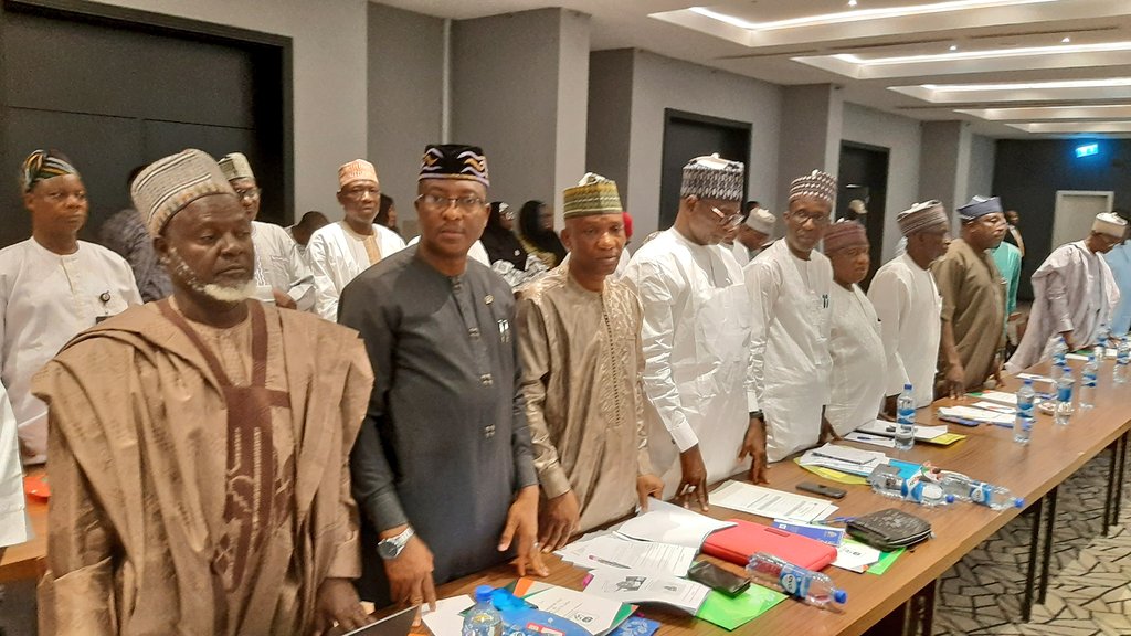 inecnigeria's tweet photo. Day 2:
Arrival of the Hon. Chairman INEC Prof. Mahmood Yakubu, Members of the Commission and Directors of the Commission at the 2023 Post Election review meeting with Resident Electoral Commissioners (RECs) in Lagos State.
#PostElectionReview https://t.co/prvVn8iUuI