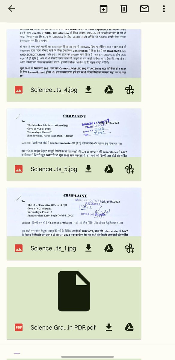 <a href="/ArvindKejriwal/">Arvind Kejriwal</a> जी &amp; <a href="/LtGovDelhi/">LG Delhi</a>  जी के यहाँ Science Graduate <a href="/DelhiJalBoard/">Delhi Jal Board</a> अपनी Complaint को लिखित में आपके 7-8 ऑफिस में दिए हैं। और 1000 से ज्यादा मेल भी किये हैं। लेकिन मेल पर रिप्लाई आता है। कि आप #PGMS #CPGRAMS पर अपनी complaints दीजिये। क्या मजाक बना लिया है.😂😂<a href="/Ceo_djb/">Delhi Jal Board</a>