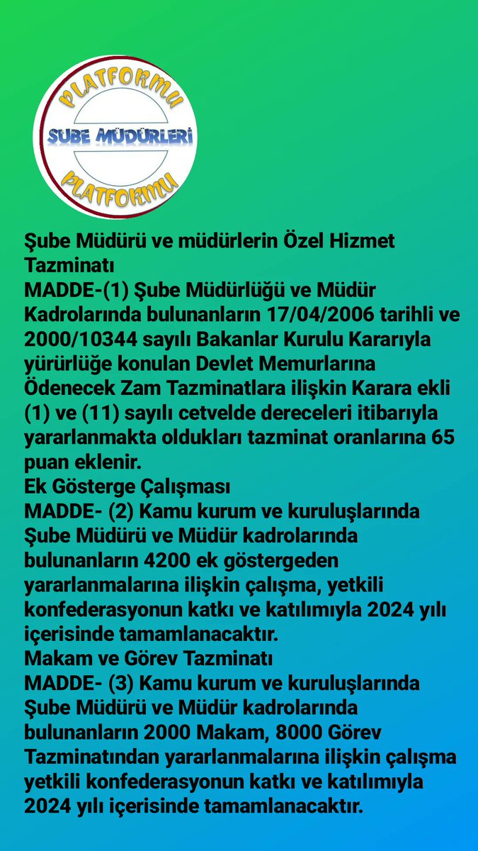 #MüdürlerHakArayışında