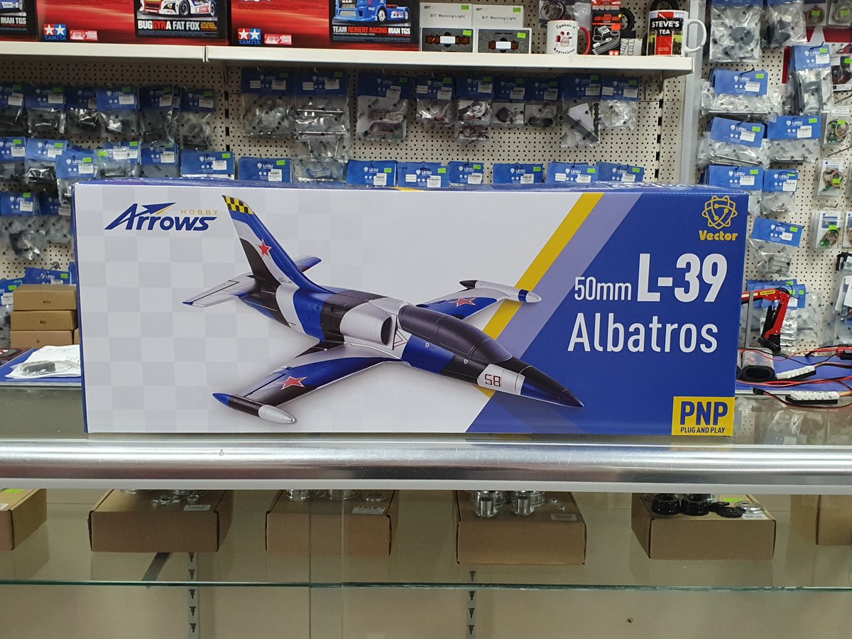 ModelWorldKent's tweet photo. *NEW STOCK*
Look what we finally manged to get our hands on!
The Arrows Hobby L-39 50mm PNP with Vector Stabilisation System (750mm)!
This is another great addition to the collection of 50mm EDF Range from Arrow Hobby themselves. https://t.co/jdHj6zIRAP