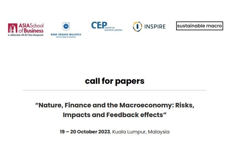 INSPIREgreenfin's tweet photo. โฐ๐
TODAY IS THE LAST DAY to submit a paper discussing the latest #researchgaps on challenges posed by nature loss, including #deforestation & the related environmental risks & impacts for the #macroeconomy & #finance!
๐ Apply: https://t.co/0CP0safOFr
See you in Malaysia! ๐ฟ https://t.co/aT0d5AEC6X