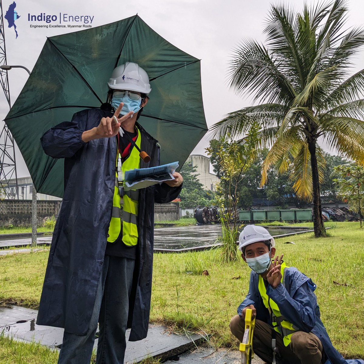 MWinMyanmar's tweet photo. Indigo Energy’s technical team members did a solar site visit to a factory in Yangon yesterday.
Our engineers checked the area to install solar and the interconnection point of the factory.
#IndigoEnergy #solar #solarservices #solarinstallation #sitevisit https://t.co/VSnDOh8I8V