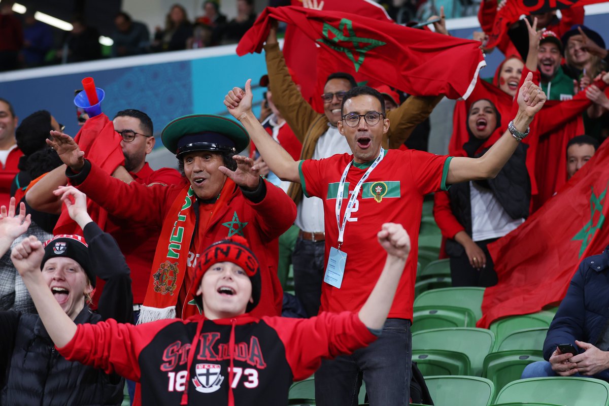 fifaworldcup_ar's tweet photo. كيف حال صناع المعجزات اليوم؟ 🇲🇦👀

#BeyondGreatness | #FIFAWWC https://t.co/2HbkIrQndI