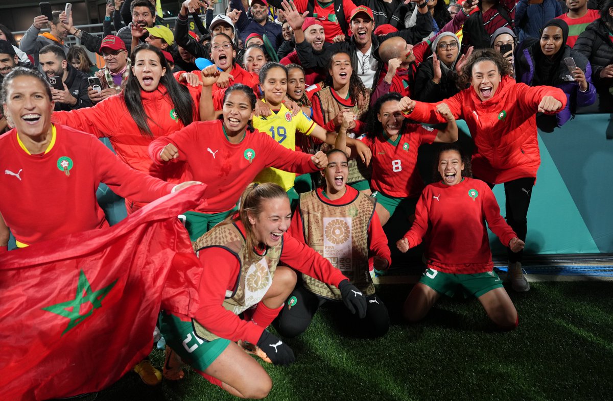 fifaworldcup_ar's tweet photo. كيف حال صناع المعجزات اليوم؟ 🇲🇦👀

#BeyondGreatness | #FIFAWWC https://t.co/2HbkIrQndI