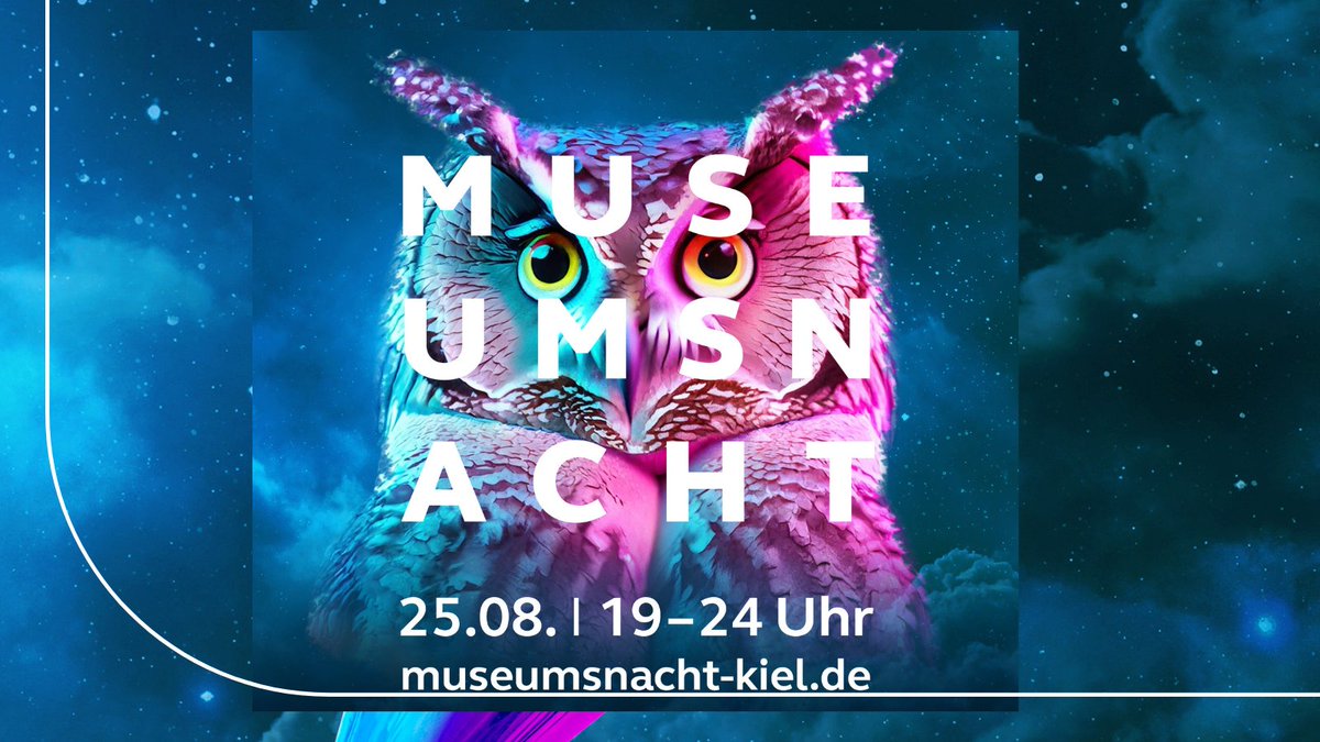 In einer Nacht durch die Geschichte des Computers reisen, die Wesen der Tiefsee erforschen, alles über die Schifffahrt in #Kiel lernen oder das Universum erkunden?
Das alles könnt Ihr bei der Kieler Museumsnacht am 25.8. von 19-0 Uhr erleben ✨ museumsnacht-kiel.de