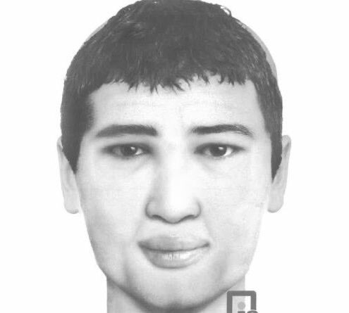 Voici le visage de #PatriceLanies, tué lors des fêtes de #Bayonne pour avoir demandé à un groupe de ne pas uriner devant chez lui. À droite le portrait robot du meurtrier.