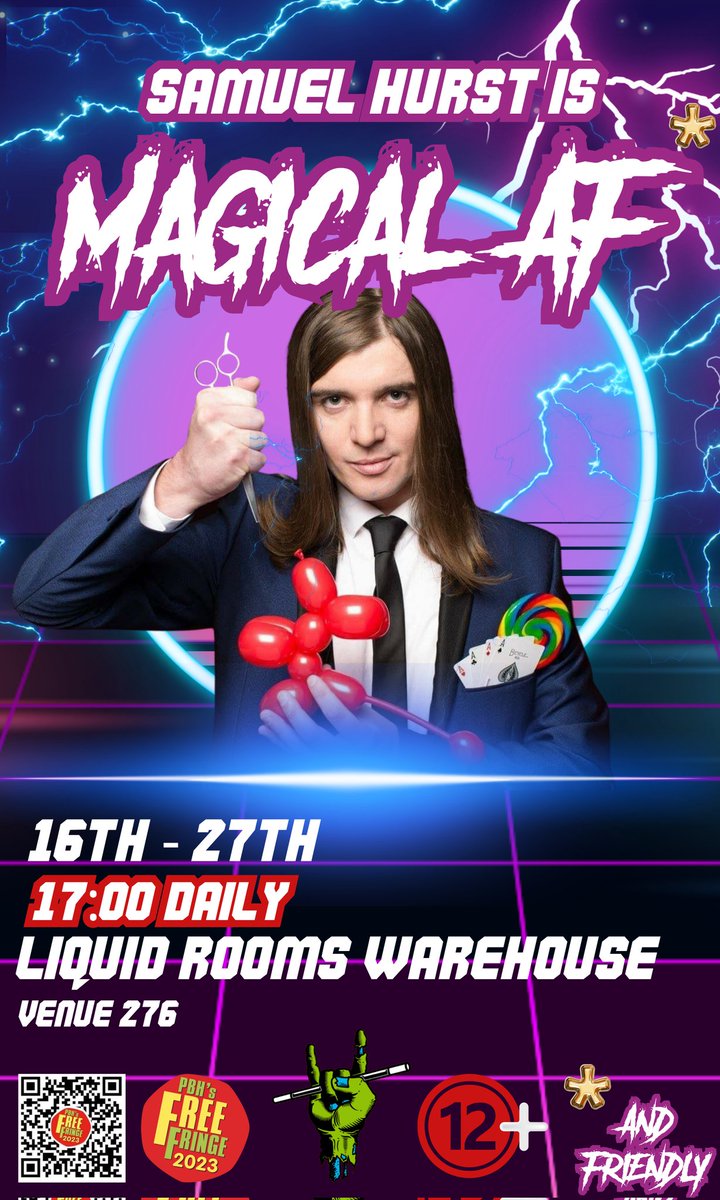 mcrmagic's tweet photo. From being given 12 months to live. To levitating Machine Gun Kelly in front of 20000 fans and the Royal Albert Hall. How magic helped me beat alcohol and love the little things in life again. A show that's more fun than it's subject matter. #tweetthemedia #magicalaf @edfringe https://t.co/d73j0IR90H
