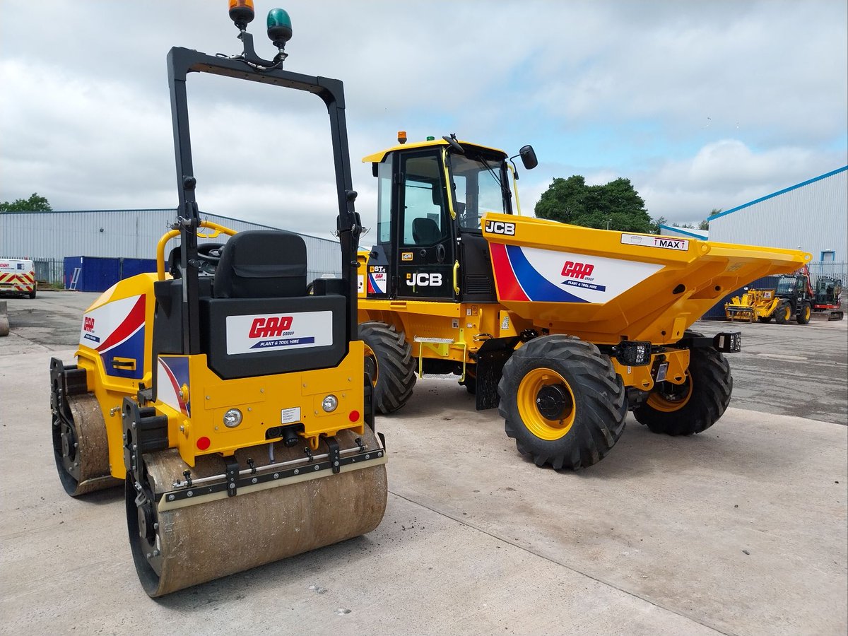 GAPGroupHire's tweet photo. Elevating Construction Solutions 🚜

At GAP, we believe in continuous improvement, which is why we are delighted to be investing even further in our Plant Equipment. Several of our depots have received brand-new Plant, including Rollers, Dumpers, Excavators and more! https://t.co/CVPlrwyS3v