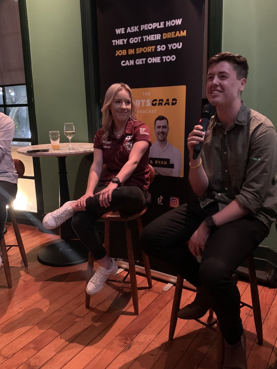 Proud Mum moment seeing <a href="/thegembagroup/">thegembagroup</a> Account Manager Dan Morris speaking about his experience working in sport at <a href="/sportsgrad/">SportsGrad</a>’s Sydney Meet Up #sportsbiz #jobsinsport