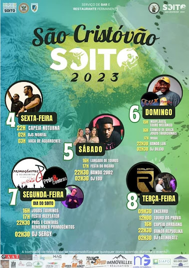 Soito(Sabugal)- Festas em Hª de São Cristóvão 2023