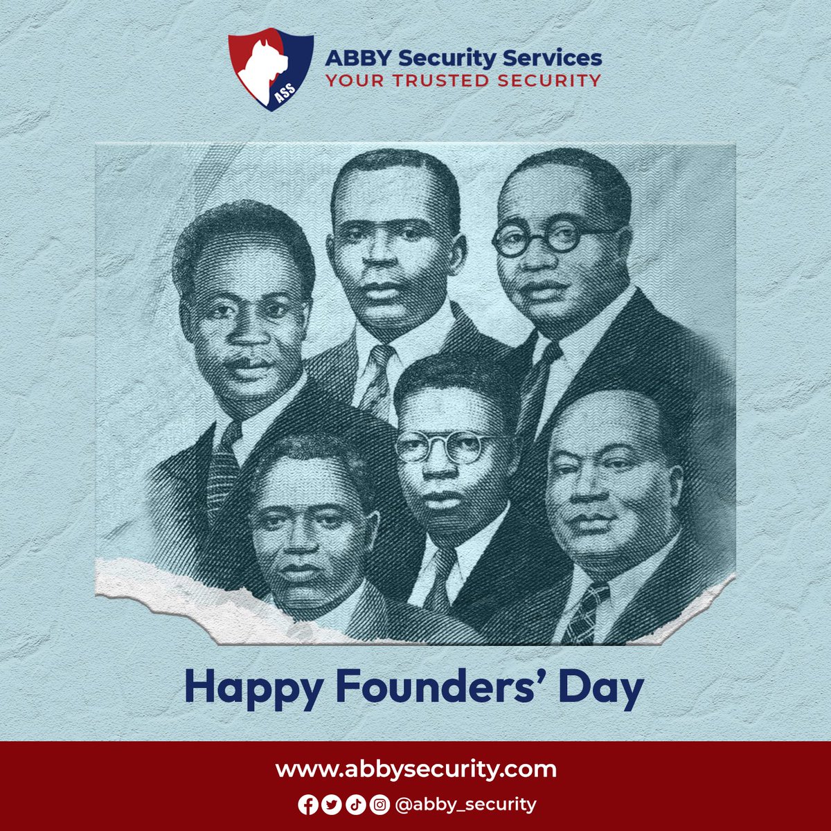 abby_security's tweet photo. We honour and commemorate the country's founding fathers on this special day. Happy Founders' Day! #abbysecurity #foundersday https://t.co/AmY02WtLQE