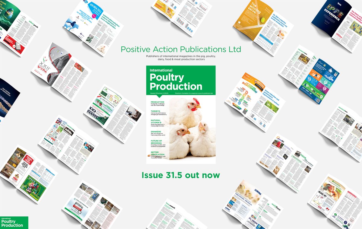 agriinsight's tweet photo. 📗 International Poultry Production 31.5 is out now! 📗
With articles from:
#NovusInternational, @dsmfirmenichANH,  @Herbonis1, #AviagenTurkeys, and #DACS.
The #OptionsFor looks at #Drinkers. https://t.co/df5mHdHeNn