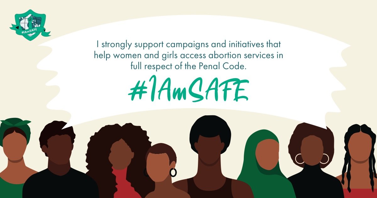 #IamSAFE #JSuisSAFE The Penal code of #Cameroon allows for abortion when:Section 33
 1) Saving mother  from grave danger to her health.
2) In a case of pregnancy resulting from rape, abortion by a qualified medic after a certificate is issued by the court <a href="/FIGOHQ/">FIGO HQ</a>