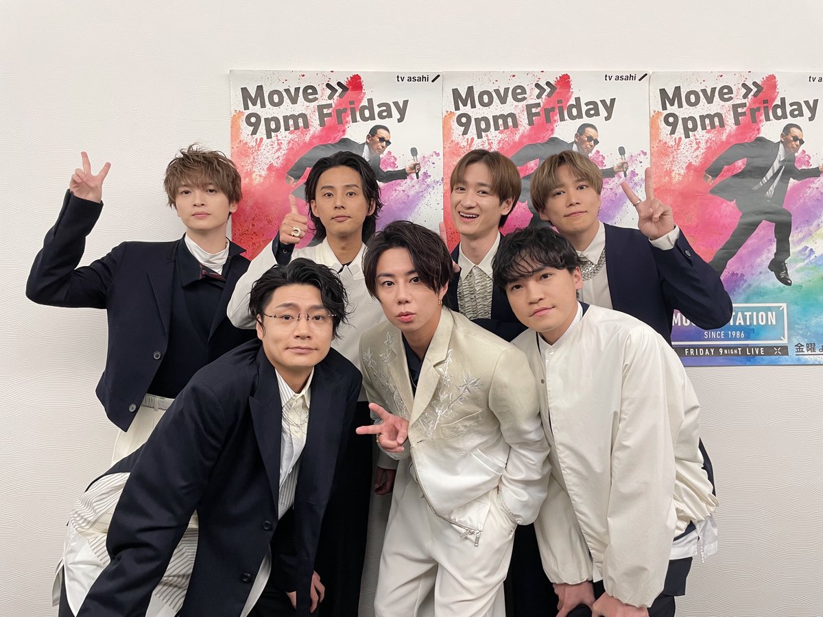 Mst_com's tweet photo. 【#Mステ】 

このあと #KisMyFt2 が
7人でMステラストパフォーマンス👏

７人で作詞した最新曲
「ともに」を披露🌈

💬コメント 
❤️北山さん「キスマイとしては最後になりますが、たくさんの思い出とともに歌わせていただきます。今後とも６人をよろしくお願い致します」

💛玉森さん「７人最後の楽曲なので気持ちをしっかり届けられるように頑張ります」

🩷藤ヶ谷さん「歌詞にもたくさんのメッセージを込めました。そちらもご注目ください！！」

💚二階堂さん「歌詞や歌割りを自分たちで決めたので言葉に注目して聴いてほしいです」

💙千賀さん「皆んなで歌詞を書いたので、僕たちの素直な想いが綴られています」

💜宮田さん「悔いのないように7人でパフォーマンスしたいと思います！」

🧡横尾さん「Kis-My-Ft-2の想いを感じて欲しいです」

#ウラステ みんなで✨
