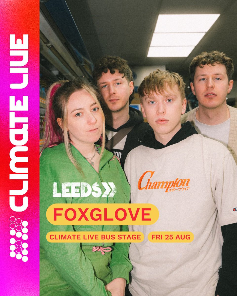 WE'RE PLAYING <a href="/OfficialRandL/">Reading & Leeds Fest</a> FESTIVAL!

We couldn't be more excited to announce that we'll be performing at one of the most iconic festivals for bands with <a href="/ClimateLive/">Climate Live</a> 💖

We're playing on Friday 25 Aug at Leeds, so if you're going we'll see you there!