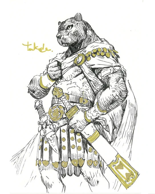幻獣神話展で販売の手描き絵葉書のイラスト描きました。いよいよ明日からです! ヨロシクです#幻獣神話展