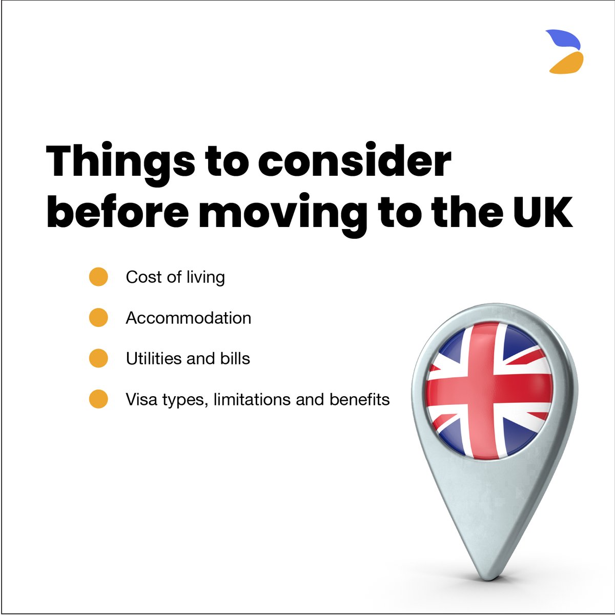 myBlaaiz's tweet image. 🇬🇧✨ Dreaming of a life in the UK?

Before you take the leap, consider these key factors for a smooth transition: Cost of living, Accommodation, Utilities &amp;amp; bills, and Visa types.

Follow @MyBlaaiz for more tips!

#MovingToUK #SmoothTransition #BlaaizRemit #NewBeginnings