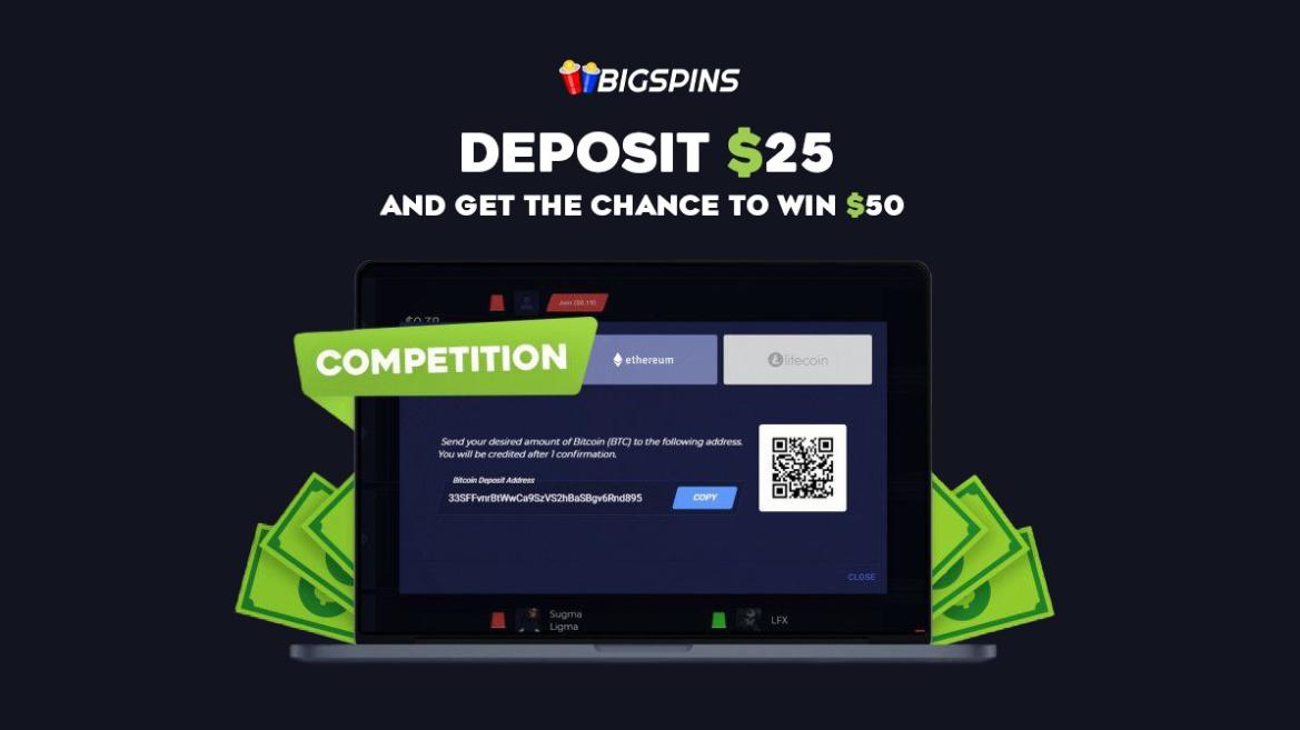 🍀 $150 Deposit Competition ($50 balance to 3 users)

💠 Deposit more than $25 (multiple deposit are allowed) 
💠 Retweet this post  
💠 Only the deposits after the creation of this post count 
💠 Rolling in 5 days.💠

One Extra winner will be chosen by retweeting this post only