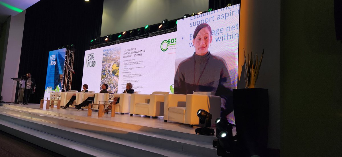 CSOS_SA's tweet photo. The CSOS Indaba - today we're talking all things transformation in community schemes. One of our breakaway sessions is facilitated by a powerful all-women panel comprising of Maletsatsi Wotini, Marina Constas, Nicole Mabuza and Karen Bleijs. 

#csosindaba2023 #csosindaba #csosconnect #CSOS