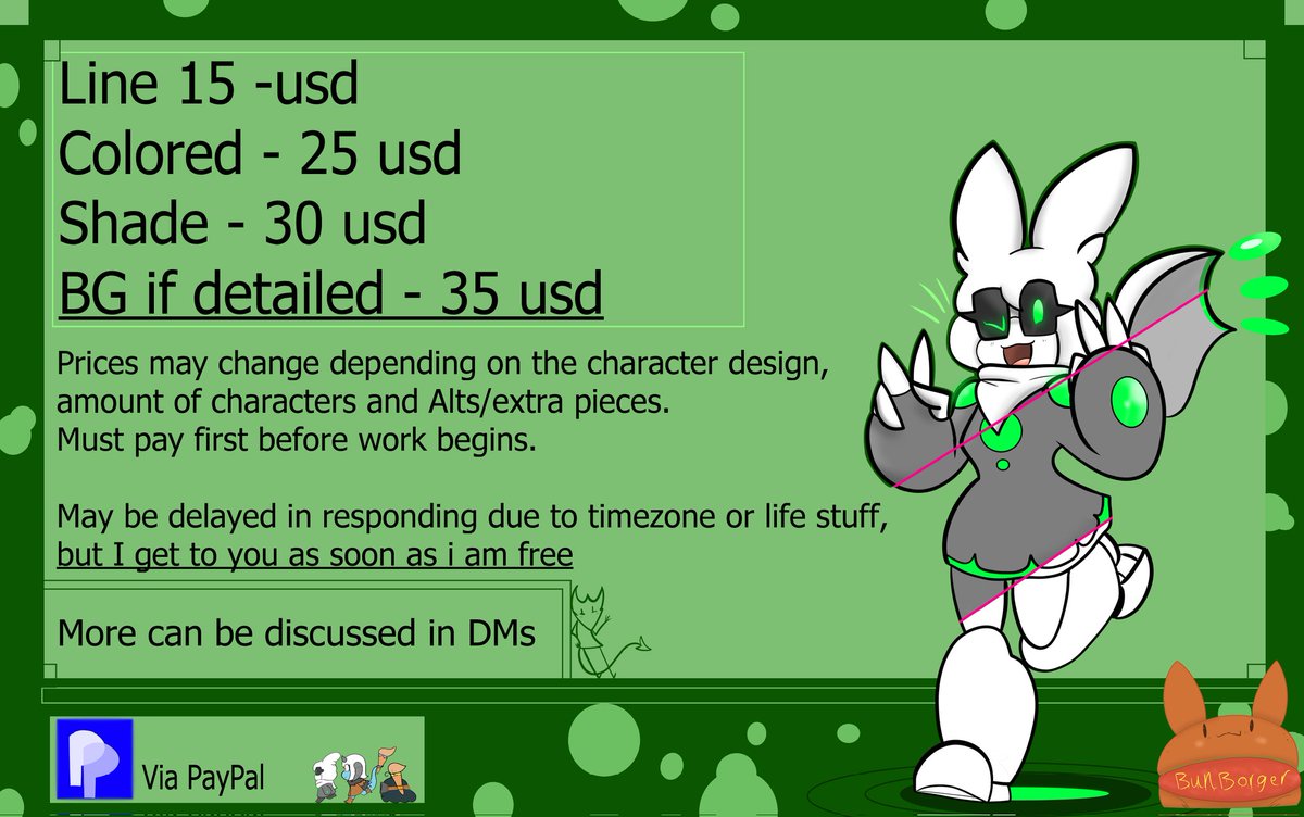 BunBorger Comms open 0/2 tweet media