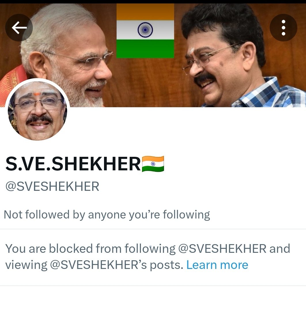 RkumarTN's tweet photo. @LrJKB @SVESHEKHER Bro, He just blocked me, https://t.co/BV0zhGbAI5