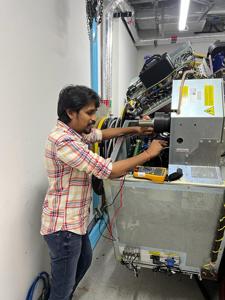 Bringing precision and reliability to the heart of healthcare. 

Our skilled field engineer on the move, keeping the medical equipment in peak condition to provide you the best experience possible.

#Elekta #LINAC
#FieldServiceExcellence #MedicalEngineering #CaringForCommunities